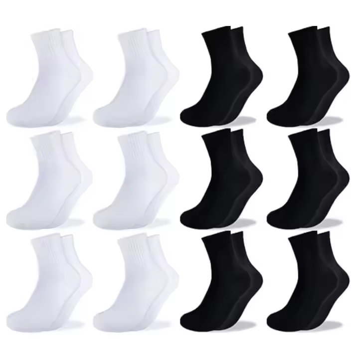 12y 6 Pares Calcetines deporte hombre , Suaves y Cómodos - Calcetines Deportivos de Calidad para Hombres - 1