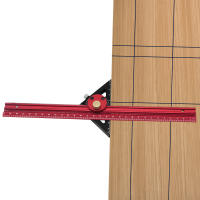 Regla De Scribe Precision Carpentry Aluminio T-Type Dibujo Layout Marca Gauge Para Carpintería Y Trabajo Con Madera 300/400mm - details 5