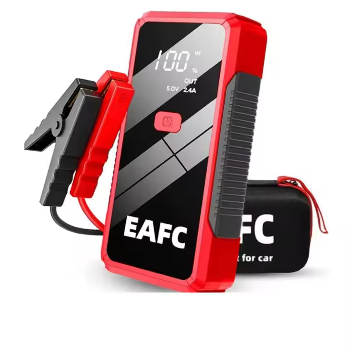 Arrancador portátil de batería de coche de 1200 A/600 A, dispositivo de arranque para baterías de emergencia de 12 V, 4,0 L y 2,0 L - 1