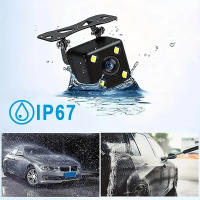 Cámara De Visión Trasera Para Coche Con Visión Nocturna Y Alarma De Parkingsistema De Monitorización Para Automóviles HD Video Impermeable Con Lente De Vidrio - details 4