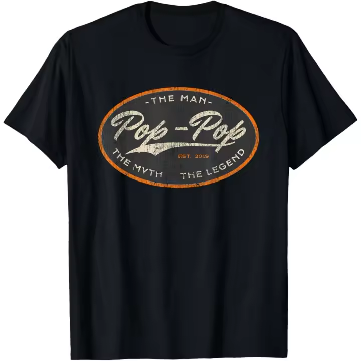 Camiseta de Manga Corta, 100% Algodón, Ropa Unisex para Hombres y Mujeres en 5 Tallas, Camiseta Negra, Cuello redondo con estampado. - 1