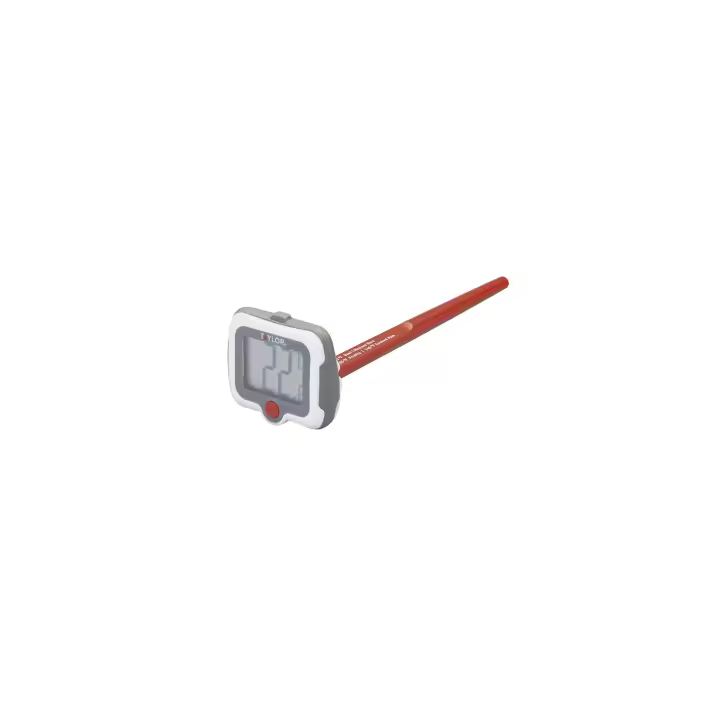 Taylor Pro - Termómetro Digital de Cocina con Sonda de Temperatura para Carne y Diseño Giratorio en Acero Inoxidable/plástico Blanco/Gris - 1