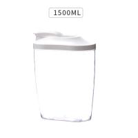 Contenedor De Alimentos Ecológico De Plástico 1000ML / 1500ML Juego De Organización De Pantry Para Cereales Polvo De Leche Granos Y Dulces - details 9
