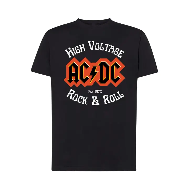 Camiseta AC/DC Alto Voltaje - algodón premium para  hombre y mujer Unisex - 1