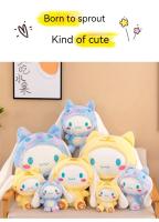 Muñeco De Peluche Kawaii Sanrio Cartoon Japonés Corazón De Cinnamoroll Suave Y Estampado Para Regalo De Cumpleaños Para Niñas Y Niños Material De Algodón PP - details 15