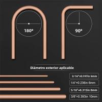 Juego De Herramientas De Doceño De Tubo 4 En 1 180° Para Cobre Aluminio Acero Inoxidable Fino Herramienta Multifuncional Para Reparación De Plomería - details 4