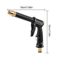 Pistola De Lavar Coche 2024 Alta Presión Negra Con Boquilla Diamante Riega Plástico Anti-Abrasión Anti-Corrosión Ajustable Para Limpieza Del Vehículo Y Jardín - details 7