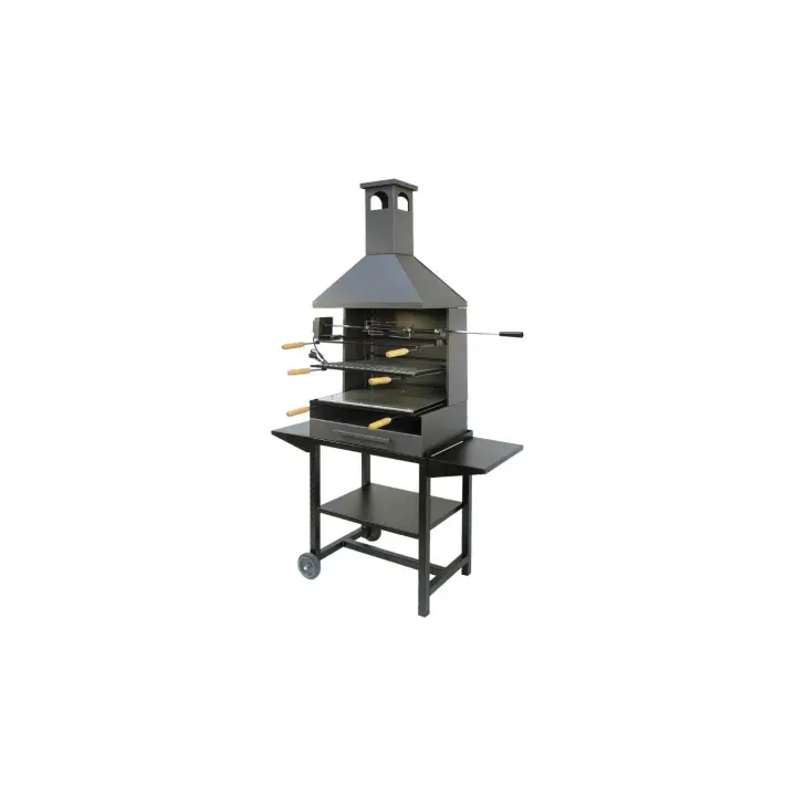 BARBACOA CHIMENEA METAL PARRILLAS Y ASADOR ELECTRICO EL ZORRO DE SUINPLAS DECORACIONES - 1