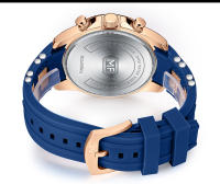 Reloj De Pulsera Deportivo MINI FOCUS Rojo Para Hombres Lujo Cronógrafo Cuarzo Con Correa De Silicona Manos Luminosas Fecha Resistente Al Agua - details 23