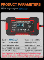 Cargador De Batería De Coche Inteligente Para Motocicleta 12V 6A Pulso Reparación LCD AGM Ciclo Profundo GEL Lead-Acid Con Enchufe EU - details 5