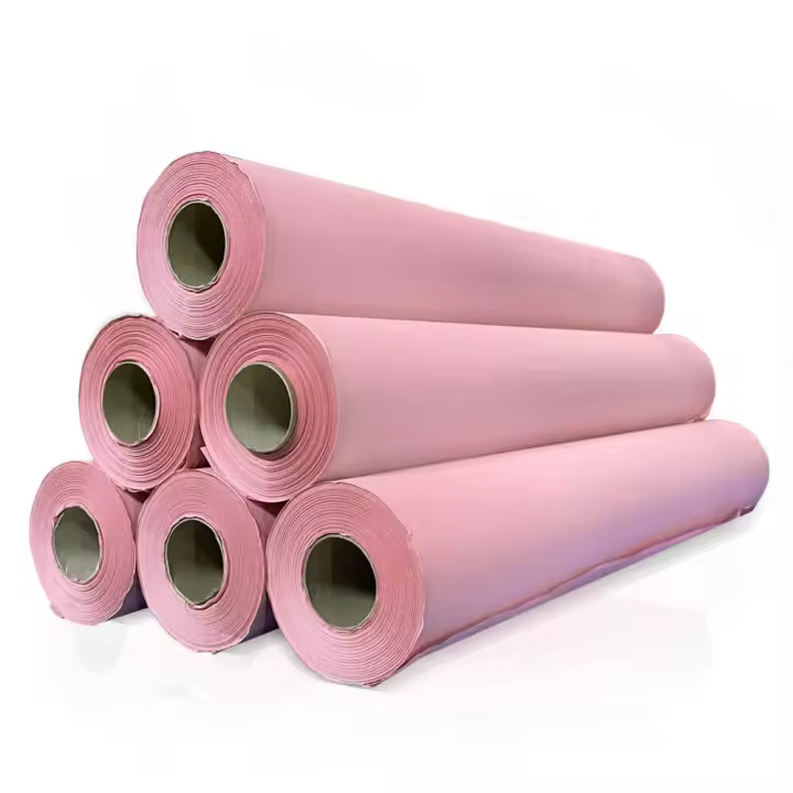 PILBELLES 6 Rollos de Papel de camilla  de 0,59 x 60m | Color Rosa sin precorte - 1