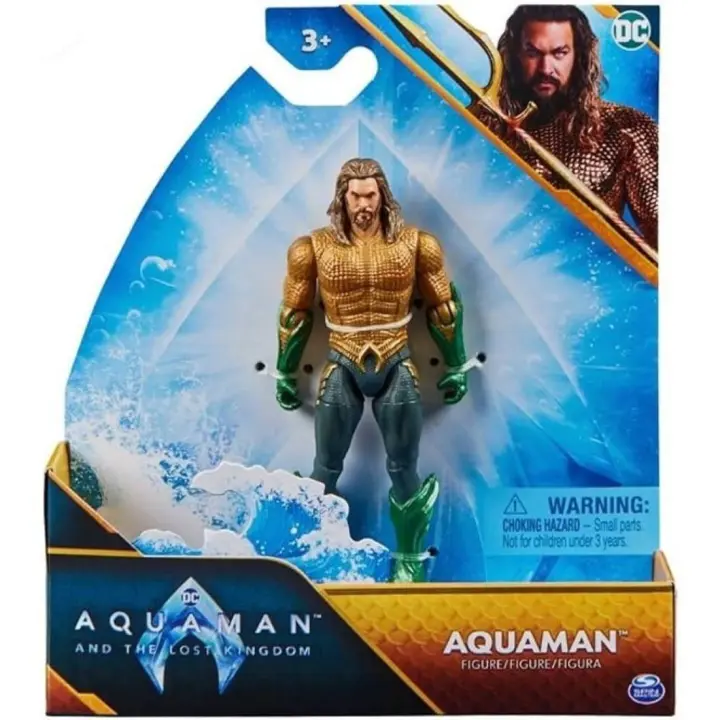 SPIN MASTER : Aquaman  - The Lost Kingdom -  DC  - Figura coleccionable - Divertido - Materiales de alta calidad - Regalo Original - Edad recomendada mayores de 3 años - 1