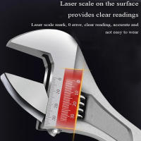 Llave Ajustable De 6 Pulgadas Con Gran Apertura Y Mango Largo Herramienta De Reparación Manual Universal De Acero De Carbono Para Trabajo Mecánico - details 2