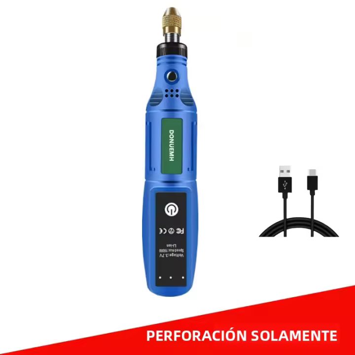 Mini Taladro Inalámbrico Herramienta Rotativa Tipo-C Para Carpintería Grabado Joyería Metal Vidrio Herramientas Dremel DIY - 1