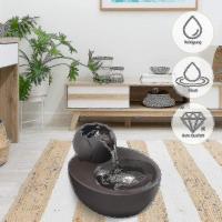 Fuente para Beber para Gatos, dispensador de Agua Silencioso y Silencioso para Gatos, Cerámica, Negro (,) TA [Kk] - details 1