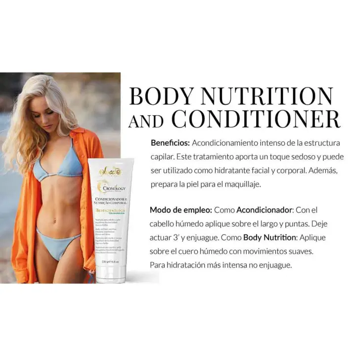 Acondicionador y Nutrición Capilar y corporal con Cronology de Sweet Profesional con biotecnología - 1