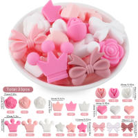 Nuevos Bolas De Silicona Con Diseño De Cactus Y Hojas Para Creación De Joyería Manual DIY Kit De Accesorios Para Collares Pulseras Y Llaveros - details 14
