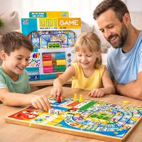 Juego De Mesa Parchís Y Oca 2-6 Jugadores Tablero Reversible Clásico Familiar - Karawan - details 4