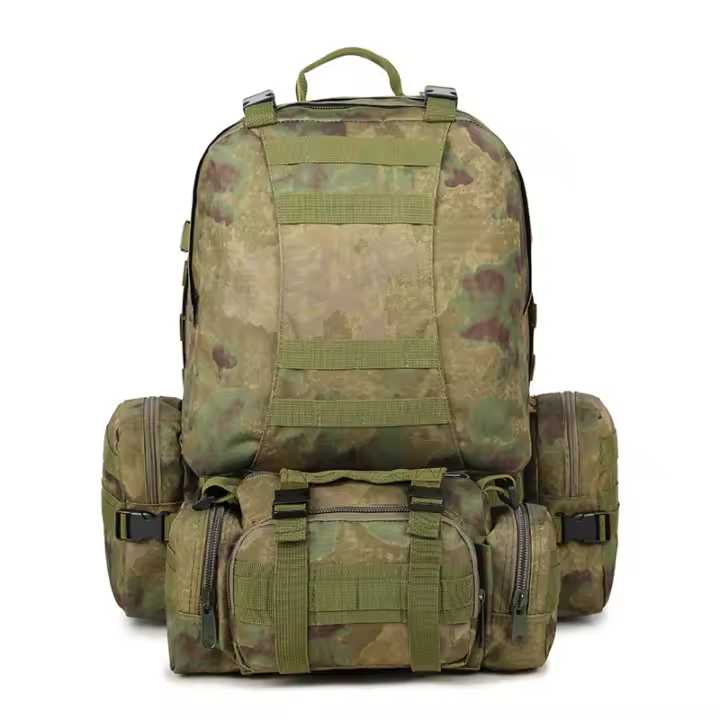 Mochara táctica combinada de gran capacidad, Bolsa de viaje para acampar, Deportos, Camuflaje Militar, senderismo, mochila para Exterior - 1
