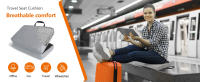 Cojín de asiento portátil para acampar al aire libre, para viajes, de fibra de aire, plegable, para estadio - details 9