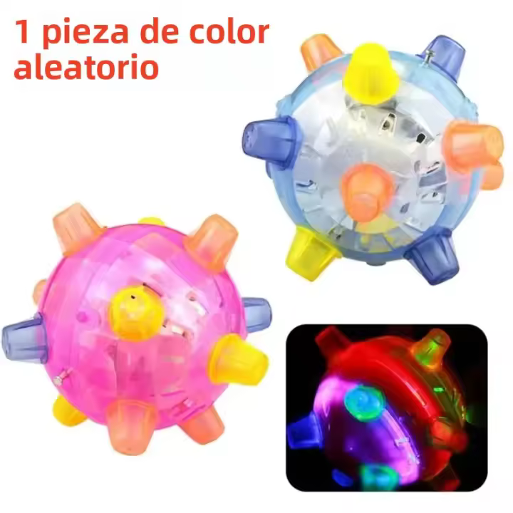 Bola Luminosa Interactiva Para Bebés Juguete Educativo De Color Cognición Con Música Y Danza Sensory Ball Infantil Regalo - 1