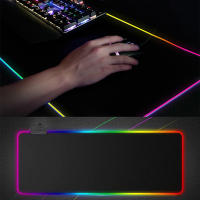 Alfombrilla gaming RGB, Alfombrilla Gaming LED 13 Modos 800x300mm con Superficie Impermeable y Base de Goma Antideslizante para PC Ordenador - details 1