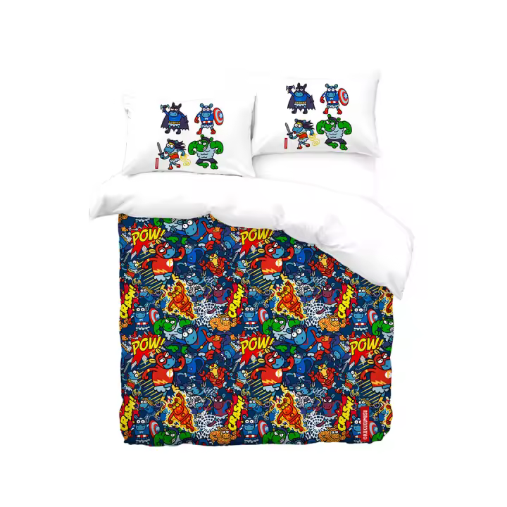 KUKUXUMUSU -  Funda Nórdica Juvenil y Divertida Kukuxumusu Super Sheep - 1