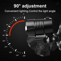 Linterna Frontal LED Recargable XHP199 Potente 18650 USB XHP90 Impermeable Para Pesca Y Camping Faro De Cabeza Con Ángulo De Haz De 180° - details 14