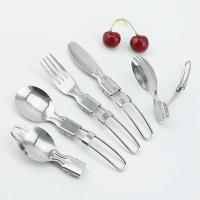 Cuchara De Acero Inoxidable Plegable Para Camping Y Cocina Al Aire Libre Ultra-Ligera Con Forks Y Cucharas 1-10PCS - details 16