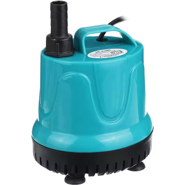 Bomba Sumerable Silenciosa de 220V y 25W para Agua, aceite, combustible, Barcos, piscina, Motor, Boquillas para Acuario, Estanque, Pecera, 25W, 1000L/H, 12,5x10x12,5 cm - 1