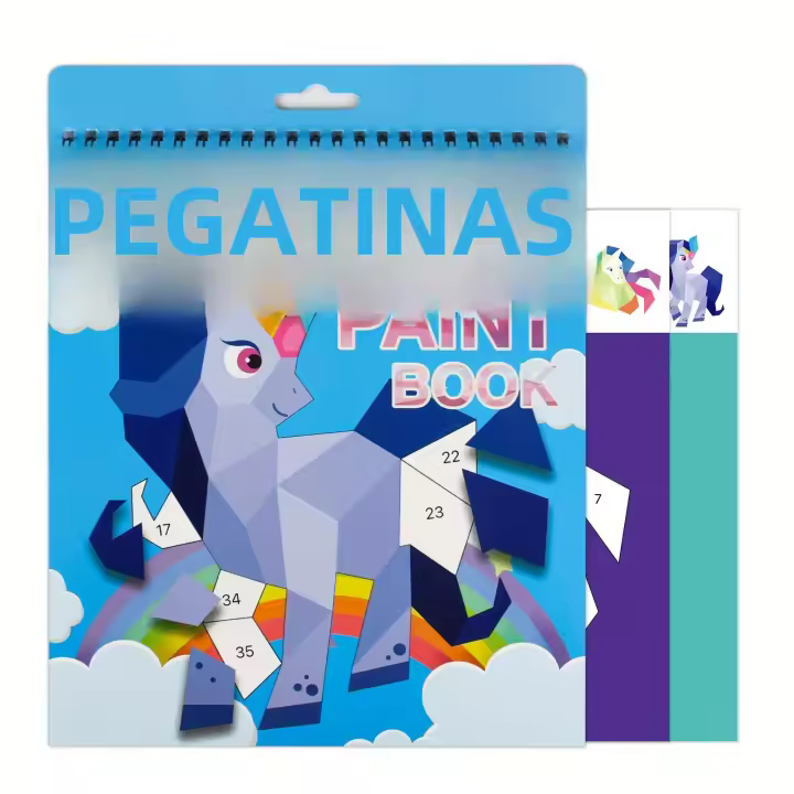 Libro De Pegatinas Para Niños Edad 4-8 Años Juego Cerebral De Números Regalo Juguetes Para Viajes 1 Pieza - 1