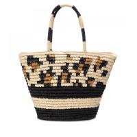Bolsos sport de mujer XTI 184325 02 CAPAZO RAFIA ASA CORTA NEGRO BEIGE 31984 24V - details 1