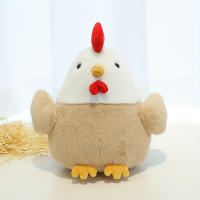Muñeca De Peluche De Pollo Suave Y Cómoda Juguetes Reales Para Niños Regalo De Almohada Muñeca De Hen Pillow Para Dormir - details 3