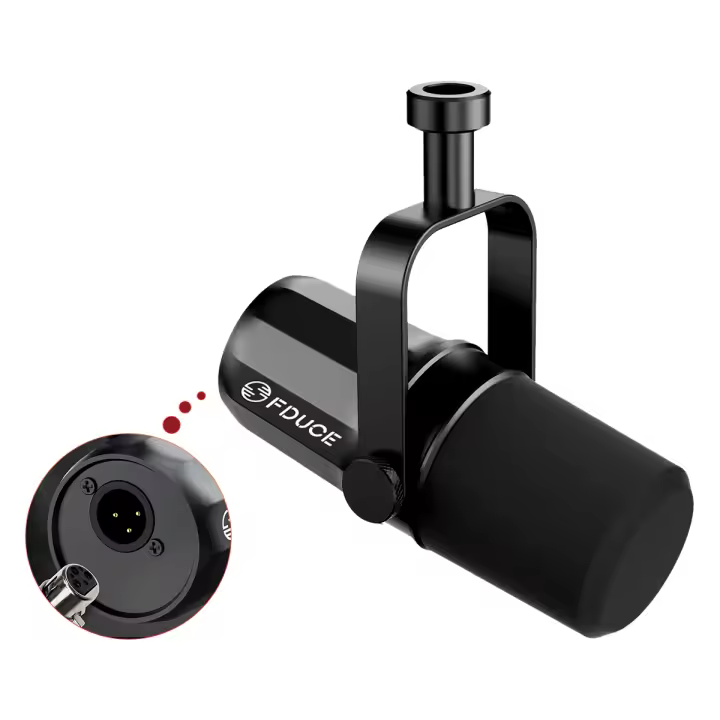 Micrófono Dinámico USB/XLR FDUCE SL40X/SL40 Con Salida De Auricular Integrada Y Aislamiento Acústico Para Podcasts Juegos Y Transmisiones En Vivo - 1