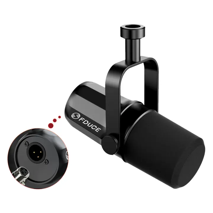 Micrófono Dinámico USB/XLR FDUCE SL40X/SL40 Con Salida De Auricular Integrada Y Aislamiento Acústico Para Podcasts Juegos Y Transmisiones En Vivo - 1
