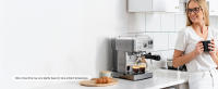 Cafetera Express Automática Portatil Hibrew H10a - Cafetera Con Molinillo Integrado Máquina De Café Espresso Programable, Acero Inoxidable Cepillado, Temperatura Y Volumen De Taza Ajustables, Tanque De Agua Removible De 1.8l, Espumador De Leche - details 8