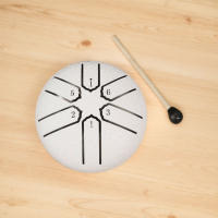 Bombo De Lengua De Acero De 3 Pulgadas 6 Tonos Instrumento De Percusión Para Yoga Y Meditación Con Palo De Tambor Mini Handpan Para Exteriores - details 4