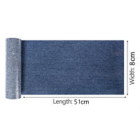 Parches De Denim Para Reparar Jeans Parches De Tela Para Rodilleras Codos Y Abrigos Pegatinas Para Ropa Accesorios Eco-amigables Tamaños 8*51cm - details 0