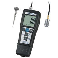 PCE Instruments  Medidor de vibraciones para la detección de la velocidad de vibración, desplazamiento y aceleración / adicionalmente mide las revoluciones con y sin contacto (óptico) memoria interna, interfaz RS-232 / software opcional PCE-VT 204 - details 0
