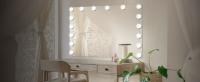Espejo De Maquillaje Con Luz LED Bombilla USB Cargable Iluminación Para Mesa De Vestir Baño Dimmerable Luz De Vanidad - details 5