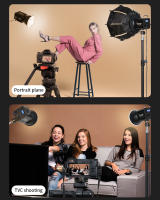 Luz De Video Profesional LED Tri-Color ZU80 Con Montura Bowens Mini 80W COB 2500-6500K Para Fotografía Y Streaming Outdoor - details 17