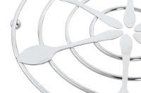 Buscodecor - Salvamanteles Metal Cromado. Estilo. 20cmx20cmx1cm - details 2