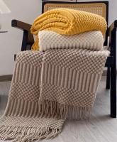 Manta De Terciopelo Decorativa Con Borlas Grande Y Suave Para Sofá Cama Regalo Vintage Manta Saga Verde Tejida Al Hilo De Acrílico 100% - details 26