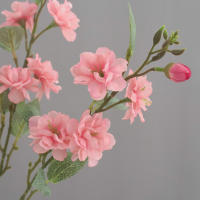 1 Rama De Flores Artificiales De Rosas Silken Para Centros De Mesa Fiesta Boda Oficina Interior Exterior Decoración Hogar - details 7