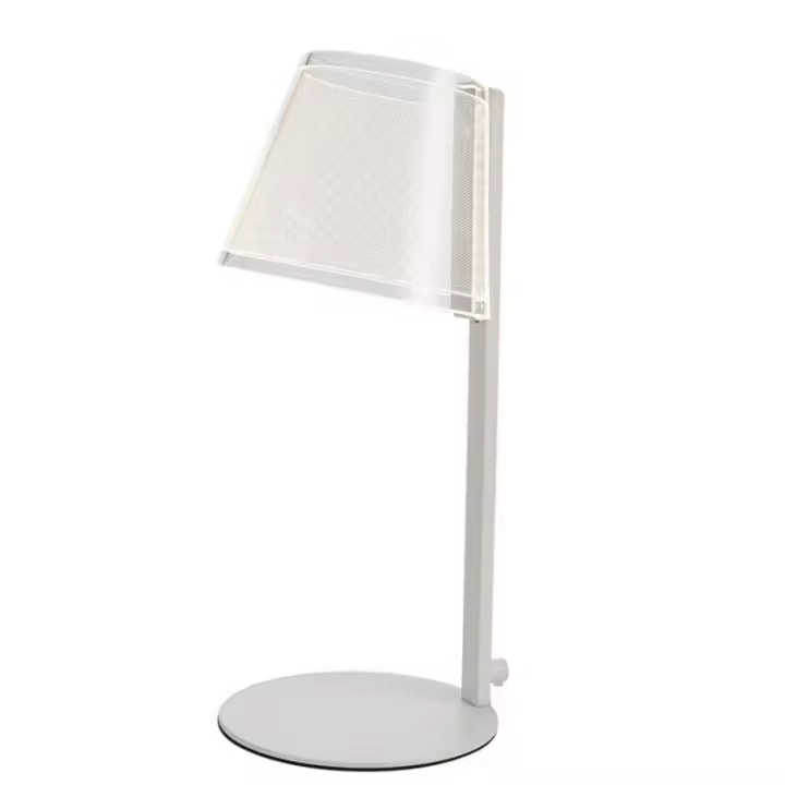 CRISTAL RECORD Lámpara de Mesa LED 6W Dimmable Elna Blanco CR 05-300-06-100 - Calidad y Diseño Excepcionales - 1