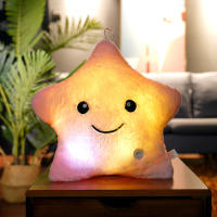 Cojín Luminoso De Peluche Creativo Para Niños Y Niñas Estrellas Coloridas LED Regalo Juguetes Suaves 40x35 Cm - details 8