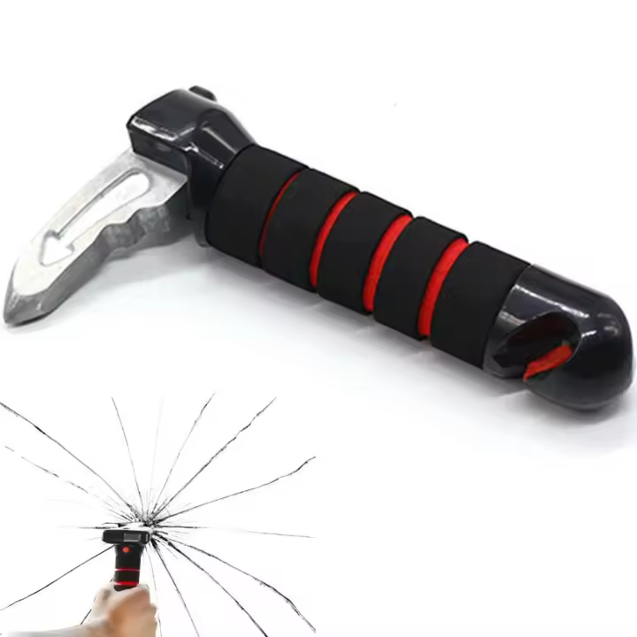 Ayuda De Mano Para Coche Con Corte De Cinturón Y Rompe Ventanas Asistente De Latch Para Puerta Barra De Agarre Para Ancianos Herramienta De Escape De Emergencia - 1