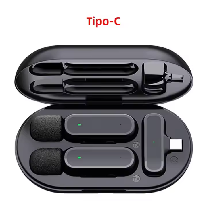 Micrófono Inalámbrico HD Para Xiaomi Mijia Con Cancelación De Ruido Y Dos Micrófonos Para Grabación De Vídeos Cortos En TikTok 20 Metros - 1