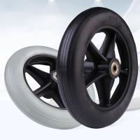 Rueda De Succión Para Silla De Ruedas Rígida Y Flexible 6/7/8 Pulgadas Neumática Y Sin Neumático Reemplazo De Rueda De Carro De Compras Material De Goma - details 3