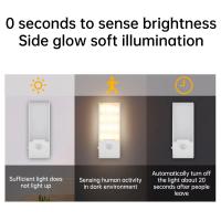 Lámpara Nocturna LED Con Sensor De Movimiento Inalámbrico Luz De Inducción Corporal Para Decoración De Habitaciones Armarios Baño - details 4